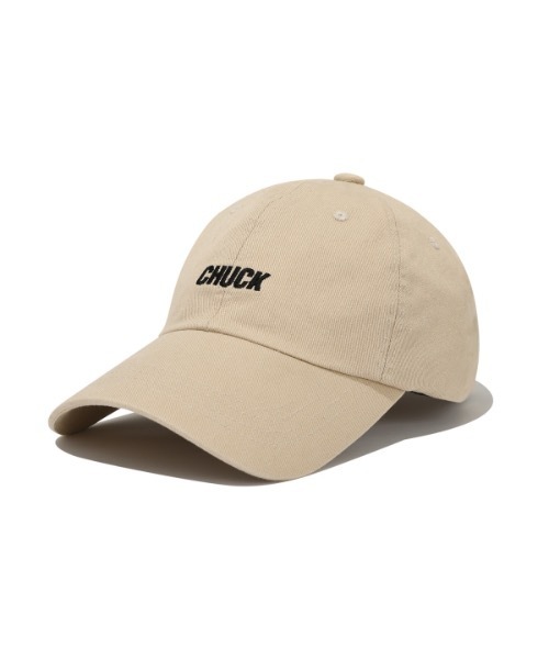 CHUCK(チャック)の「【CHUCK 】ロゴスタンダードフィット ボールキャップ / Chuck Logo Standard Fit Ball Cap(キャップ・レディース・ブラック/ベージュ/ネイビー・FREE)」の3枚目の写真