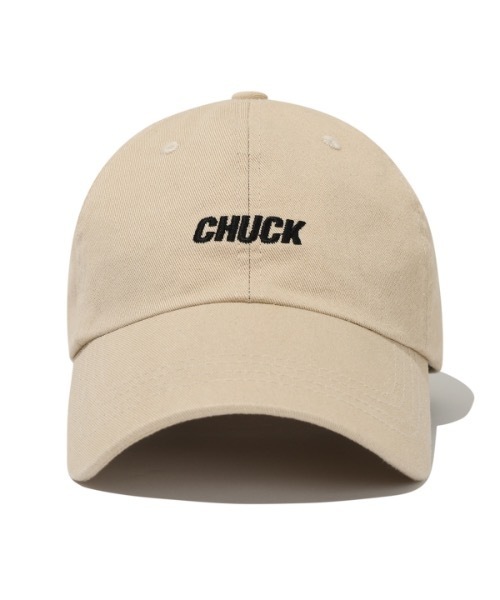 CHUCK(チャック)の「【CHUCK 】ロゴスタンダードフィット ボールキャップ / Chuck Logo Standard Fit Ball Cap(キャップ・レディース・ブラック/ベージュ/ネイビー・FREE)」の5枚目の写真