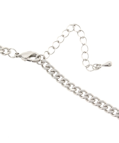 WEGO（ウィゴー）の「WEGO/チェーンネックレス（ネックレス・メンズ・シルバー・FREE）」の4枚目の写真