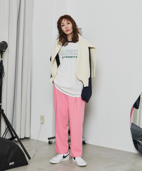 Auntie Rosa Holiday(アンティローザホリデー)の「ツータックテーパードパンツ / サイズ展開あり(スラックス・レディース・ブラック/ブルー/ピンク・SMALL/MEDIUM)」の15枚目の写真