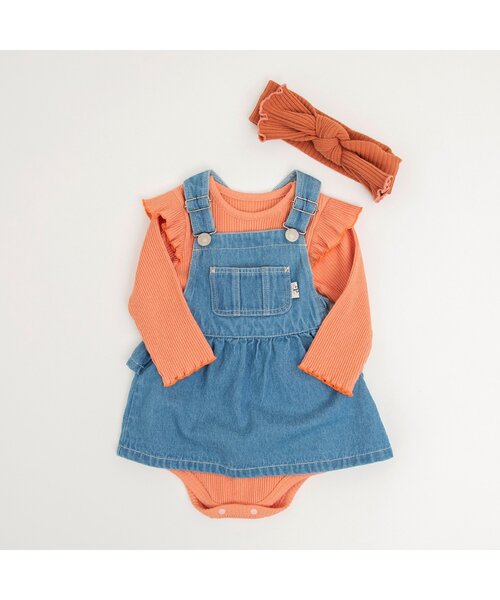 BREEZE（ブリーズ）の「リブヘアバンド（ヘアバンド・キッズ・イエロー/ベージュ/オレンジ/アイボリー・56/50）」の5枚目の写真