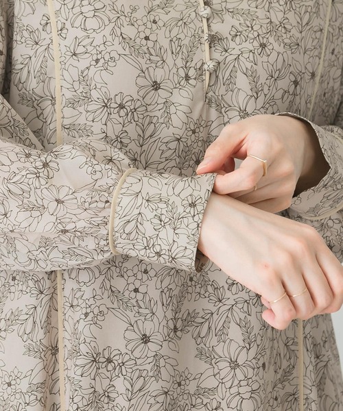 URBAN RESEARCH Sonny Label（アーバンリサーチサニーレーベル）の「ハンドライティングプリントワンピース（ワンピース・レディース・ブラック/ベージュ・FREE）」の18枚目の写真