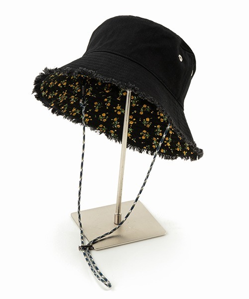 Casselini(キャセリーニ)の「Casselini(キャセリーニ)リバーシブルバケットハット(ハット・レディース・ブラック/アイボリー/キャメル・FREE)」の7枚目の写真