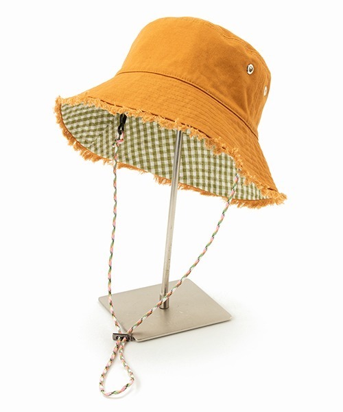 Casselini(キャセリーニ)の「Casselini(キャセリーニ)リバーシブルバケットハット(ハット・レディース・ブラック/アイボリー/キャメル・FREE)」の10枚目の写真