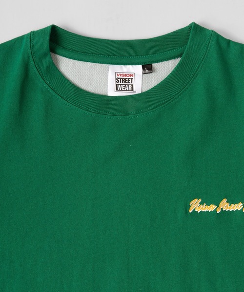 VISION STREET WEAR(ヴィジョンストリートウェア)の「【VISION STREET WEAR/ヴィジョンストリートウェア】バックプリント スケボーサテンワッペン刺繍 ロンT/ 長袖Tシャツ(Tシャツ/カットソー・メンズ・ホワイト/ブラック/ブルー/グリーン・M/L/XL)」の15枚目の写真