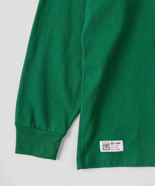 VISION STREET WEAR(ヴィジョンストリートウェア)の「【VISION STREET WEAR/ヴィジョンストリートウェア】バックプリント スケボーサテンワッペン刺繍 ロンT/ 長袖Tシャツ(Tシャツ/カットソー・メンズ・ホワイト/ブラック/ブルー/グリーン・M/L/XL)」の18枚目の写真