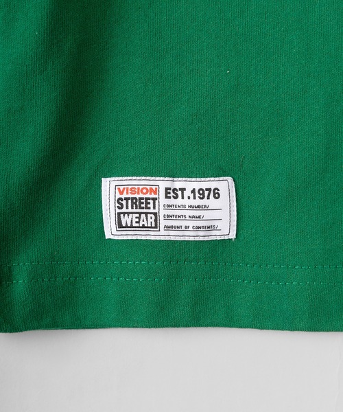 VISION STREET WEAR(ヴィジョンストリートウェア)の「【VISION STREET WEAR/ヴィジョンストリートウェア】バックプリント スケボーサテンワッペン刺繍 ロンT/ 長袖Tシャツ(Tシャツ/カットソー・メンズ・ホワイト/ブラック/ブルー/グリーン・M/L/XL)」の19枚目の写真