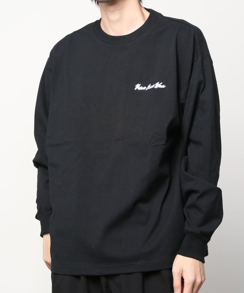 VISION STREET WEAR(ヴィジョンストリートウェア)の「【VISION STREET WEAR/ヴィジョンストリートウェア】バックプリント スケボーサテンワッペン刺繍 ロンT/ 長袖Tシャツ(Tシャツ/カットソー・メンズ・ホワイト/ブラック/ブルー/グリーン・M/L/XL)」の8枚目の写真