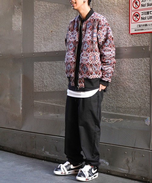 VENCEEXCHANGE（ヴァンスエクスチェンジ）の「リバーシブルビッグシルエットMA-1　　　ミリタリー/フライトジャケット/ゴブラン/オーバーサイズ（MA-1・メンズ・ブラック/オリーブ・M/L）」の21枚目の写真