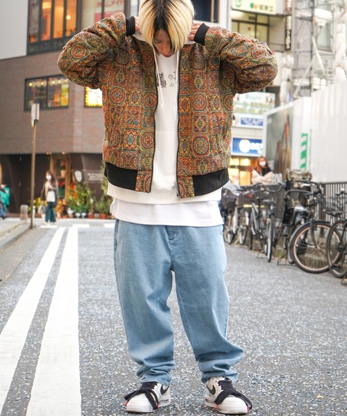 VENCEEXCHANGE（ヴァンスエクスチェンジ）の「リバーシブルビッグシルエットMA-1　　　ミリタリー/フライトジャケット/ゴブラン/オーバーサイズ（MA-1・メンズ・ブラック/オリーブ・M/L）」の19枚目の写真