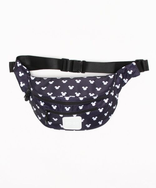 Disney（ディズニー）の「Disney×COCO ワッペン付きヒップバッグ（ボディバッグ/ウエストポーチ・レディース・ネイビー/ベージュ/ブラック・FREE）」の3枚目の写真