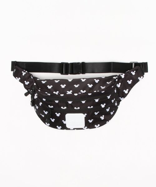 Disney（ディズニー）の「Disney×COCO ワッペン付きヒップバッグ（ボディバッグ/ウエストポーチ・レディース・ネイビー/ベージュ/ブラック・FREE）」の2枚目の写真