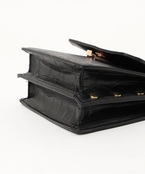 lala Born（ララボーン）の「型押しミニショルダーバッグ（ショルダーバッグ・レディース・キャメル/ベージュ/ブラック/ミント・FREE）」の6枚目の写真