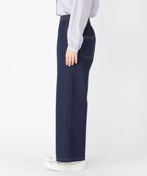 studio CLIP（スタディオクリップ）の「ストレートイージーデニムパンツ（デニムパンツ・レディース・ブラック/ライトブルー/インディゴブルー・MEDIUM/LARGE/X-LARGE/XX-LARGE/XXX-LARGE/PF）」の16枚目の写真