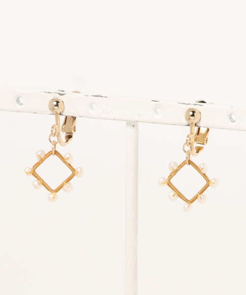 note et silence （ノートエシロンス）の「【 AMB100貨 】ケッショウ シカク イヤリング（イヤリング・レディース・その他・FREE）」の7枚目の写真