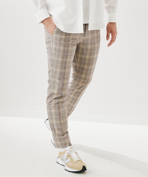 417 EDIFICE（フォーワンセブンエディフィス）の「チェックスリムパンツ（スラックス・メンズ・ベージュ系その他・SMALL/MEDIUM/LARGE）」の16枚目の写真