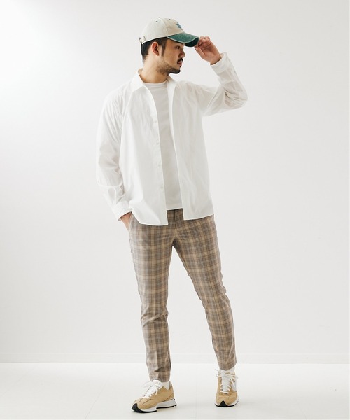 417 EDIFICE（フォーワンセブンエディフィス）の「チェックスリムパンツ（スラックス・メンズ・ベージュ系その他・SMALL/MEDIUM/LARGE）」の9枚目の写真