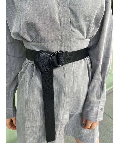 EMODA（エモダ）の「レザーロングベルト（ベルト・レディース・ブラック・FREE）」の2枚目の写真