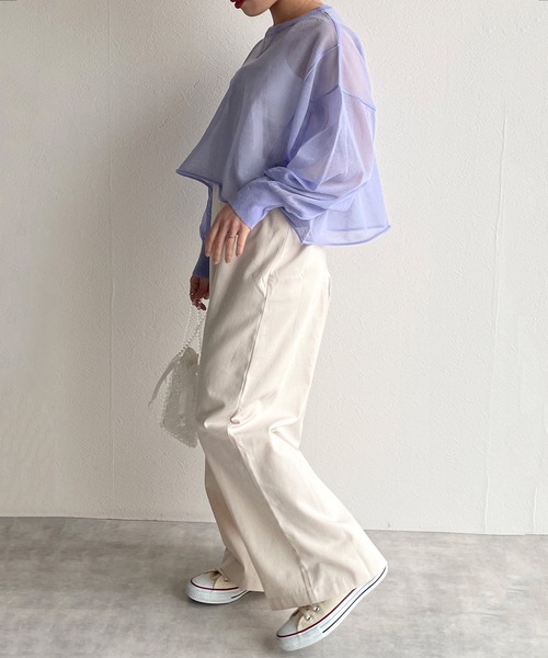 w closet（ダブルクローゼット）の「サロペット（サロペット/オーバーオール・レディース・アイボリー/ベージュ・FREE）」の5枚目の写真