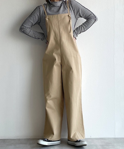 w closet（ダブルクローゼット）の「サロペット（サロペット/オーバーオール・レディース・アイボリー/ベージュ・FREE）」の11枚目の写真