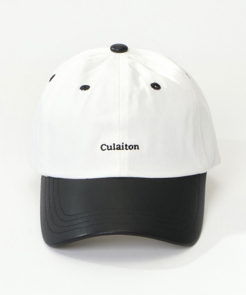 ikka(イッカ)の「culaiton バイカラーキャップ(キャップ・メンズ・オフホワイト/ブラック/ネイビー・FREE)」の1枚目の写真