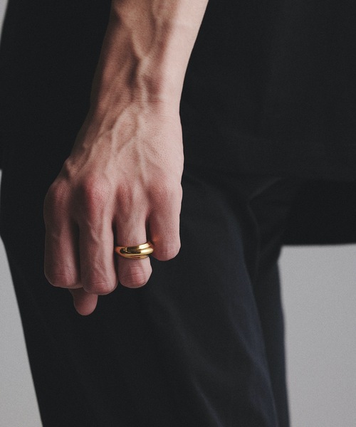 9ban(キューバン)の「【9ban】キューバン/Orbit ring(リング・レディース・ゴールド/シルバー・#11/#9/#13)」の5枚目の写真