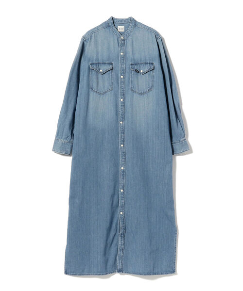 Lee バンドカラー シャツ ワンピース ワンピース B Ming By Beams ビーミングバイビームス のファッション通販 Zozotown