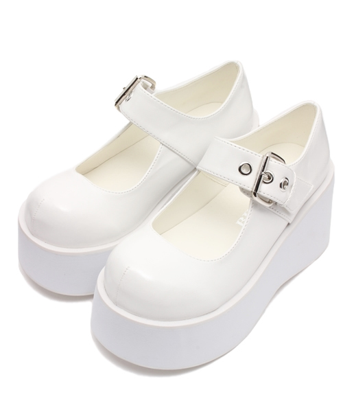 WEGO（ウィゴー）の「WEGO/ボリュームパンプス（パンプス・レディース・ホワイト/ブラック・LARGE/MEDIUM）」の10枚目の写真