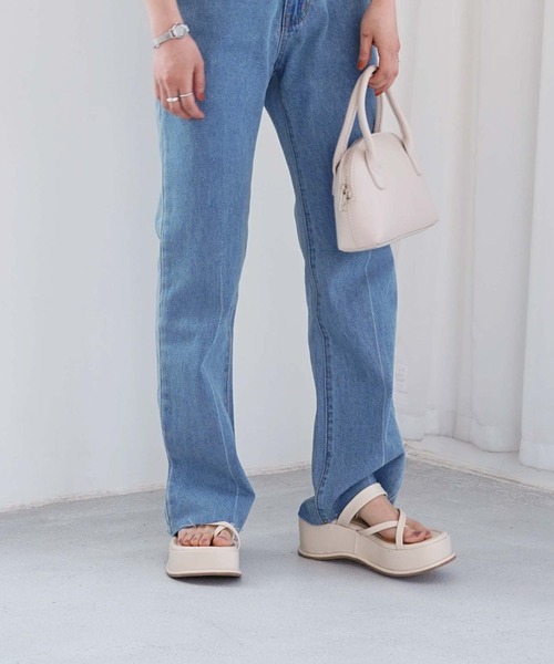 archives（アルシーヴ）の「厚底ラインサンダル（サンダル・レディース・ブラック/ベージュ/アイボリー・MEDIUM/LARGE）」の19枚目の写真