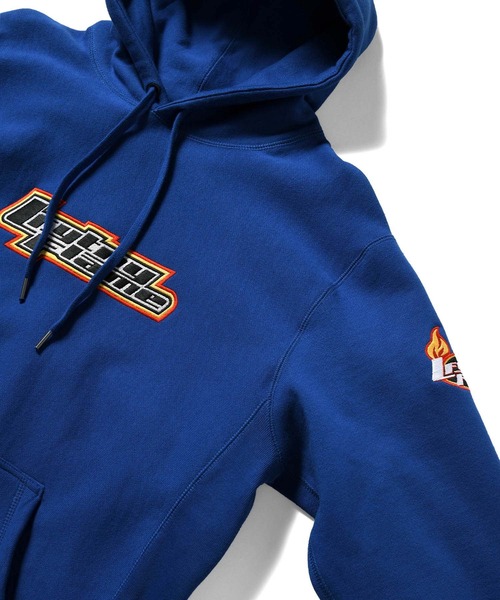 Lafayette（ラファイエット）の「LFYT ラファイエット [Lafayette] - フレーム ロゴ プルオーバー パーカー スウェットシャツ [LFYT FLAME LOGO HOODED SWEATSHIRT]（パーカー・メンズ・ブラック/ナチュラル/ロイヤルブルー・MEDIUM/LARGE/X-LARGE/XX-LARGE）」の11枚目の写真