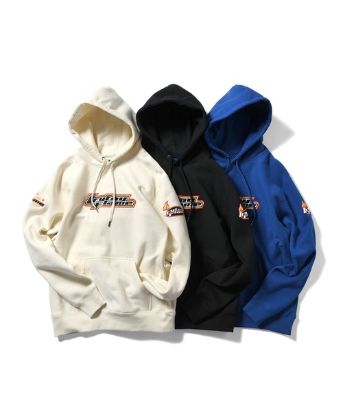 Lafayette（ラファイエット）の「LFYT ラファイエット [Lafayette] - フレーム ロゴ プルオーバー パーカー スウェットシャツ [LFYT FLAME LOGO HOODED SWEATSHIRT]（パーカー・メンズ・ブラック/ナチュラル/ロイヤルブルー・MEDIUM/LARGE/X-LARGE/XX-LARGE）」の19枚目の写真