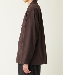 MHL. シートコットンリネンブルゾン MHL.（エムエイチエル）の「OVERDYE MELANGE COTTON LINEN