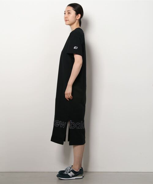 NEW BALANCE（ニューバランス）の「【別注】ニューバランス New Balance Renew ショートスリーブドレス_ 限定コラボ（ワンピース・レディース・ネイビー/ライトベージュ/ブラック・L/M/XL/S）」の4枚目の写真