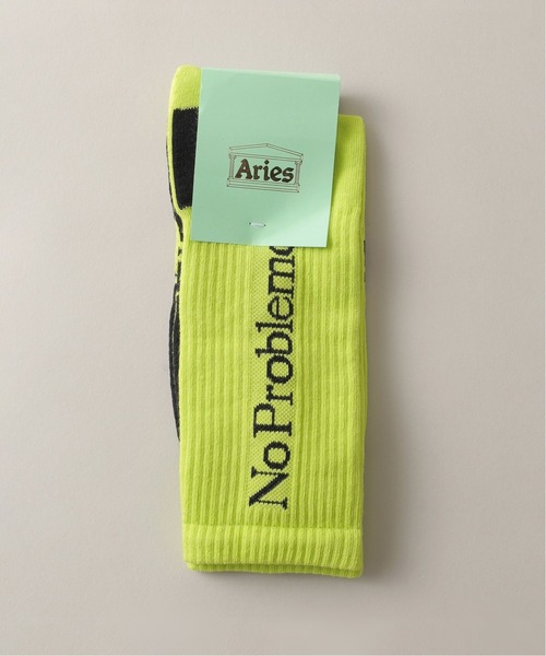 ARIES（アリーズ）の「【ARIES / アリーズ】NO PROBLEMO SOCKS（ソックス/靴下・メンズ・ホワイト/ブラック/グレー/グリーン系その他・FREE）」の4枚目の写真