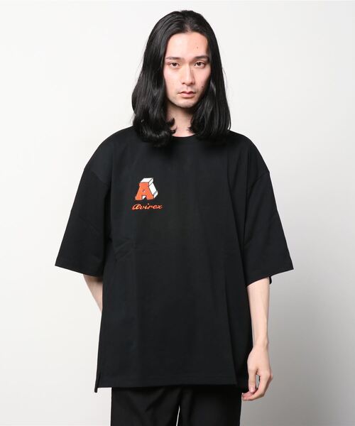 AVIREX（アヴィレックス）の「【直営店限定】サークル ロゴ ショートスリーブ Tシャツ/CIRCLE LOGO SHORT SLEEVE T-SHIRT（Tシャツ/カットソー・レディース・グレー/ホワイト/ブラック・LARGE/MEDIUM）」の16枚目の写真