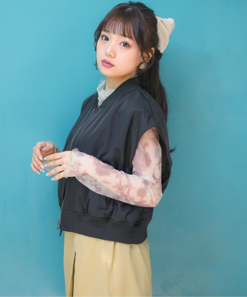 ems excite(エムズエキサイト)の「タイダイインナーカットソー(Tシャツ/カットソー・レディース・ブラック/ピンク/グリーン・FREE)」の20枚目の写真