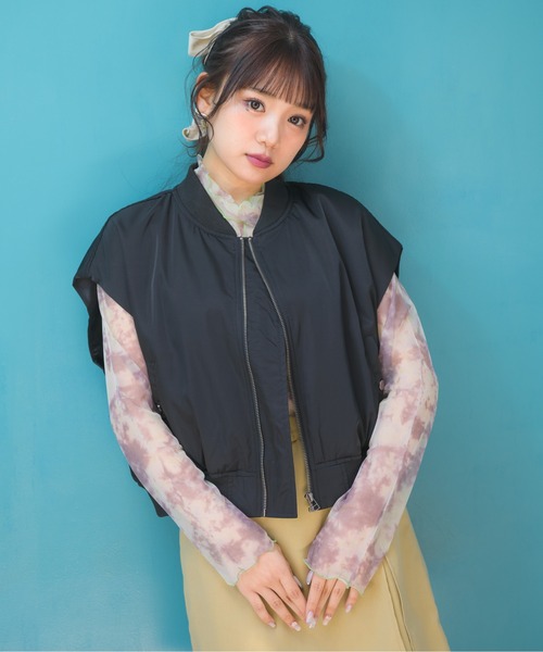 ems excite(エムズエキサイト)の「タイダイインナーカットソー(Tシャツ/カットソー・レディース・ブラック/ピンク/グリーン・FREE)」の19枚目の写真