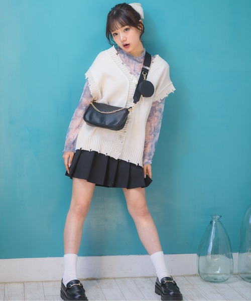 ems excite(エムズエキサイト)の「タイダイインナーカットソー(Tシャツ/カットソー・レディース・ブラック/ピンク/グリーン・FREE)」の18枚目の写真