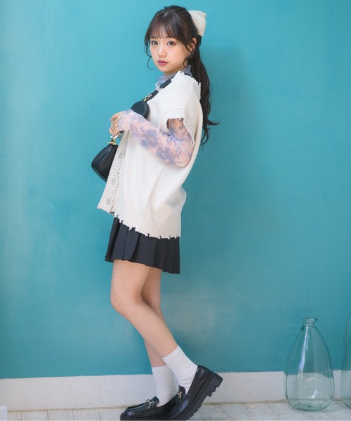 ems excite(エムズエキサイト)の「タイダイインナーカットソー(Tシャツ/カットソー・レディース・ブラック/ピンク/グリーン・FREE)」の17枚目の写真