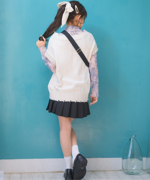 ems excite(エムズエキサイト)の「タイダイインナーカットソー(Tシャツ/カットソー・レディース・ブラック/ピンク/グリーン・FREE)」の16枚目の写真