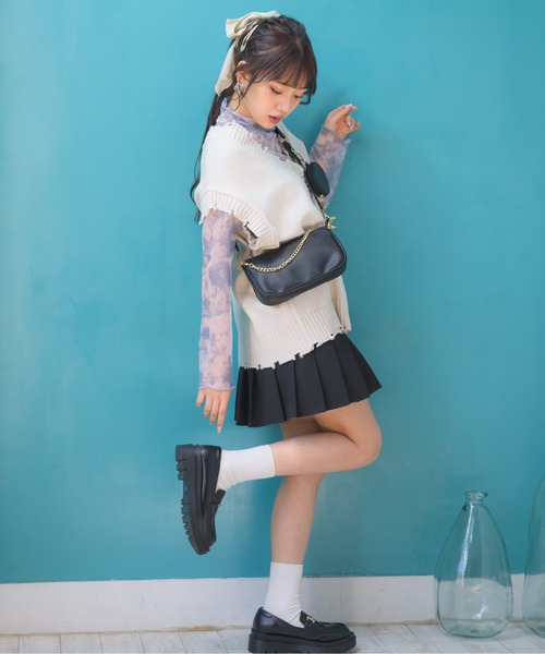 ems excite(エムズエキサイト)の「タイダイインナーカットソー(Tシャツ/カットソー・レディース・ブラック/ピンク/グリーン・FREE)」の15枚目の写真