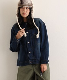 ElegChic（エレグシック）の「ラウンドカラーGジャン（デニムジャケット）」