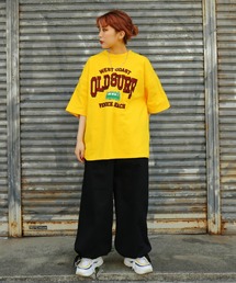 SPINNS | 【ビッグシルエット】OLDSURF刺繍ロゴビッグTシャツ(Tシャツ/カットソー)