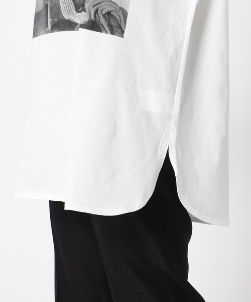 B.C STOCK（ベーセーストック）の「Yacht Lady フォトTシャツ（Tシャツ/カットソー・レディース・ホワイト/ブラウン・FREE）」の20枚目の写真