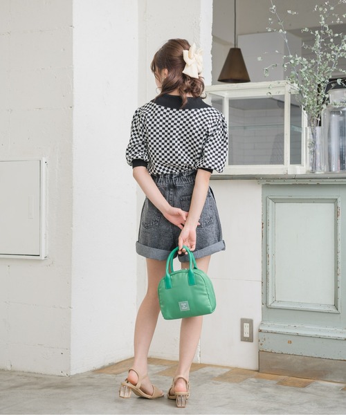 ems excite（エムズエキサイト）の「ロールアップデニムSPT（デニムパンツ・レディース・ブラック/オフホワイト/ケミカルウォッシュ/ブルー系その他5・FREE）」の14枚目の写真