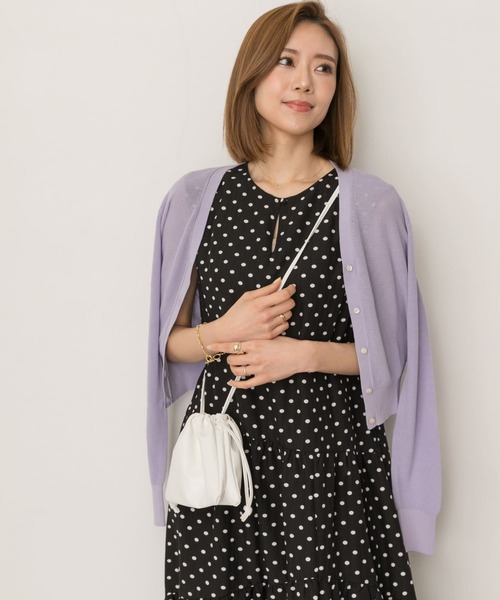 RODE SKO(ロデスコ)の「ソフトキンチャクミニショルダーバッグ(ショルダーバッグ・レディース・ホワイト/ブラック/ベージュ/パープル/イエロー/ブルー/グリーン・ONE)」の11枚目の写真