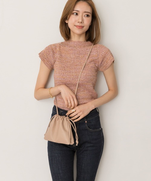 RODE SKO(ロデスコ)の「ソフトキンチャクミニショルダーバッグ(ショルダーバッグ・レディース・ホワイト/ブラック/ベージュ/パープル/イエロー/ブルー/グリーン・ONE)」の15枚目の写真