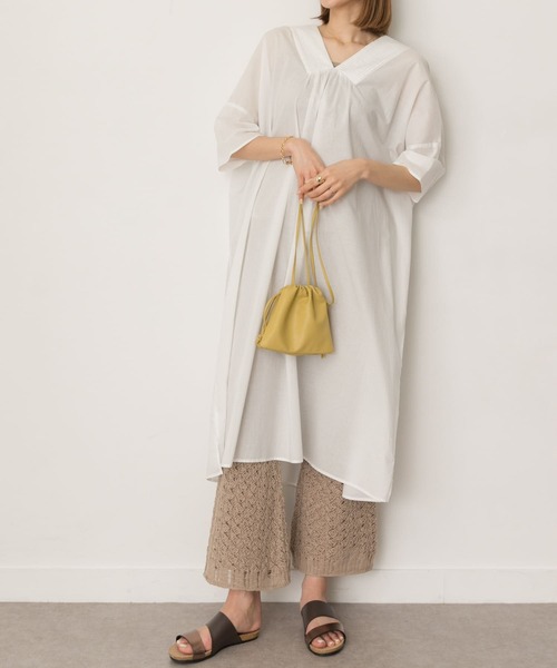 RODE SKO(ロデスコ)の「ソフトキンチャクミニショルダーバッグ(ショルダーバッグ・レディース・ホワイト/ブラック/ベージュ/パープル/イエロー/ブルー/グリーン・ONE)」の17枚目の写真