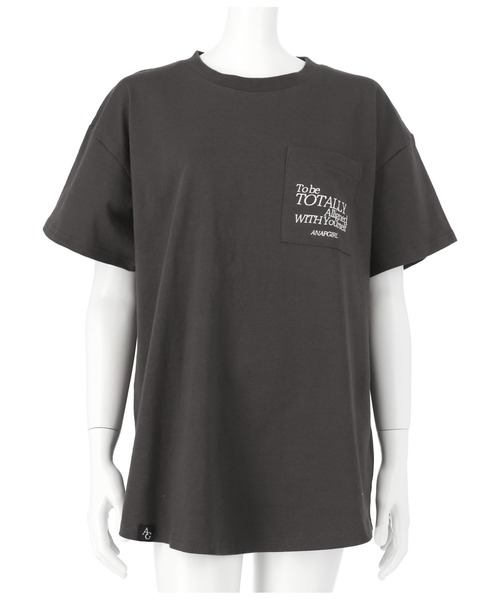 ANAP GiRL(アナップガール)の「ポケットデザインTシャツ(Tシャツ/カットソー・キッズ・ホワイト/イエロー/スミクロ・S/M)」の13枚目の写真