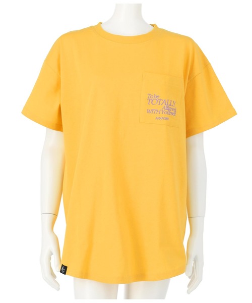 ANAP GiRL(アナップガール)の「ポケットデザインTシャツ(Tシャツ/カットソー・キッズ・ホワイト/イエロー/スミクロ・S/M)」の14枚目の写真
